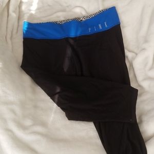 VS PINK yoga capri REVERSIBLE